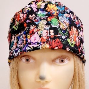 DBZ ULTRA INSTINCT ANIME CHIBI MEDICAL NURSING SCRUB CAP